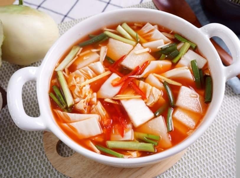 나박 물김치
