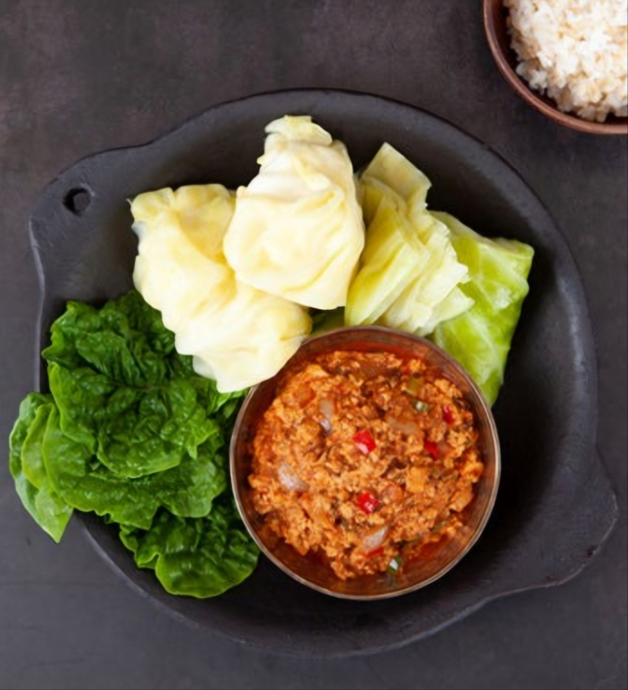 참치 쌈장 & 모듬 쌈 채소